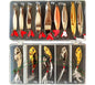 35pcs Metal Jig Spoon Fishing Lure Set for Sea Bass Tackle Bait