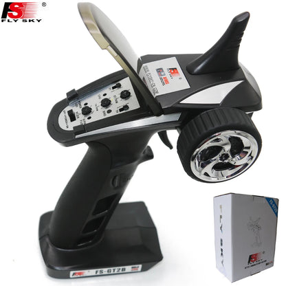Flysky 2.4GHz Remote Receiver & Transmitter with Battery USB Cable for RC Car