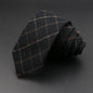 Mens Tie 6cm Slim Solid Classic Necktie for Wedding Party Casual