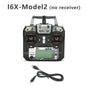 FLYSKY FS-i6X FS i6X 10CH 2.4GHz AFHDS 2A RC Transmitter With iA6B or iA10B Receiverfor Drone Airplane-EXPROTAS