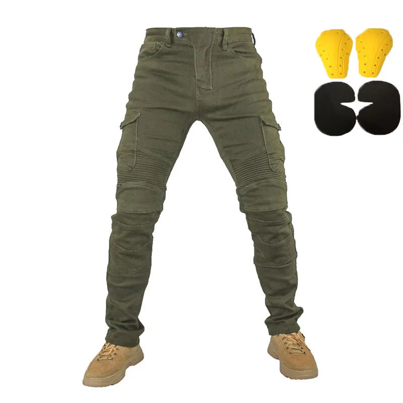 Motorcycle Jeans Pantalones Motocicleta Hombre Featherbed Jeans Standard Version Car Ride Trousers Pant Summer Riding-EXPROTAS