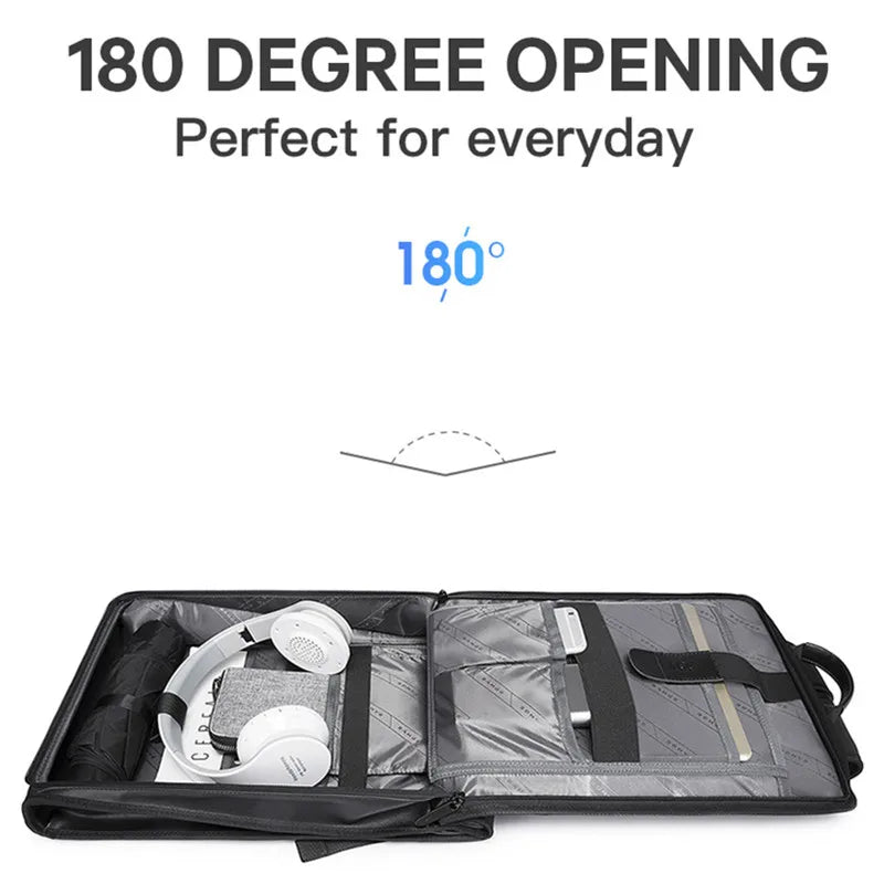 BANGE New Business Backpack Men's Anti-Theft Computer Bag Big Capacity 14.1 Inch Laptop Bagpack Men Elegant Waterproof-EXPROTAS