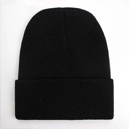 Warm Knitted Cap Beanie Wool Unisex Winter Hat Men Women 24 Colors