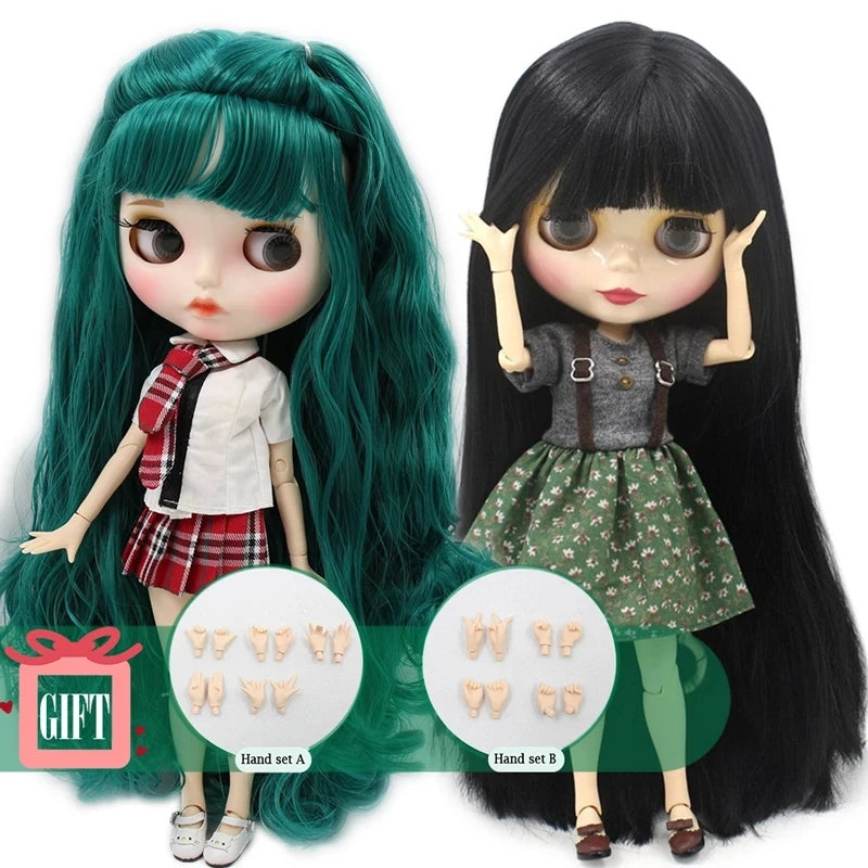 ICY DBS Blythe Factory Doll 1/6 BJD OB24 Ball Joint Body DIY Dress Up