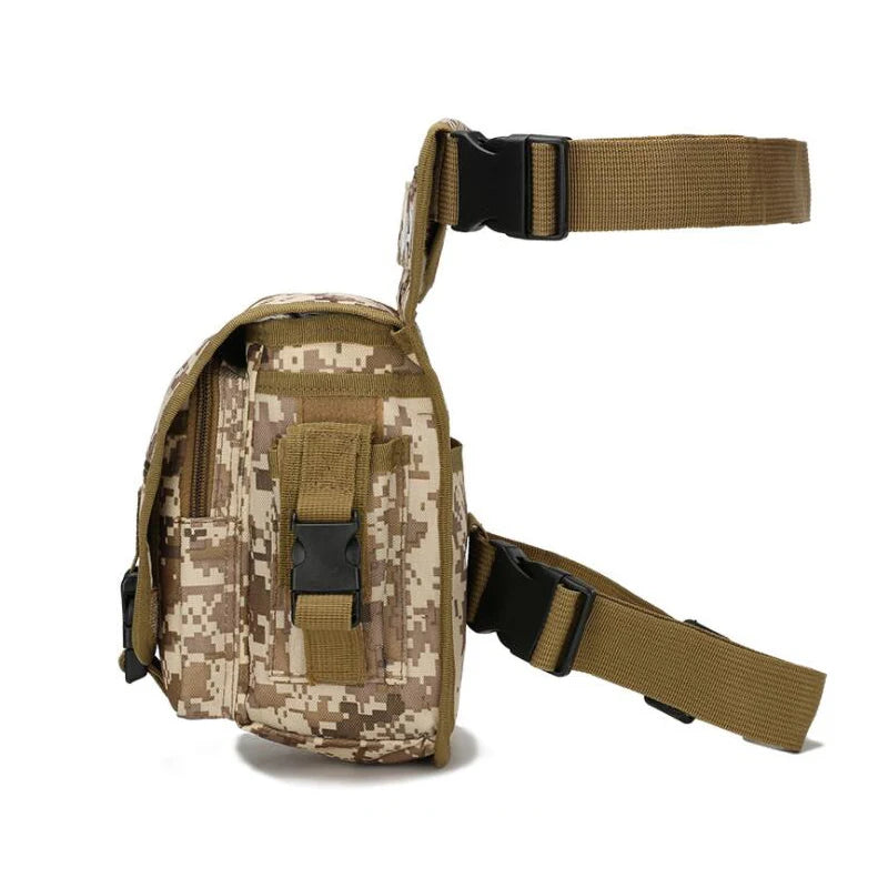 Tactical Drop Leg Bag Outdoor Thigh Pouch Military Molle Waist Pack