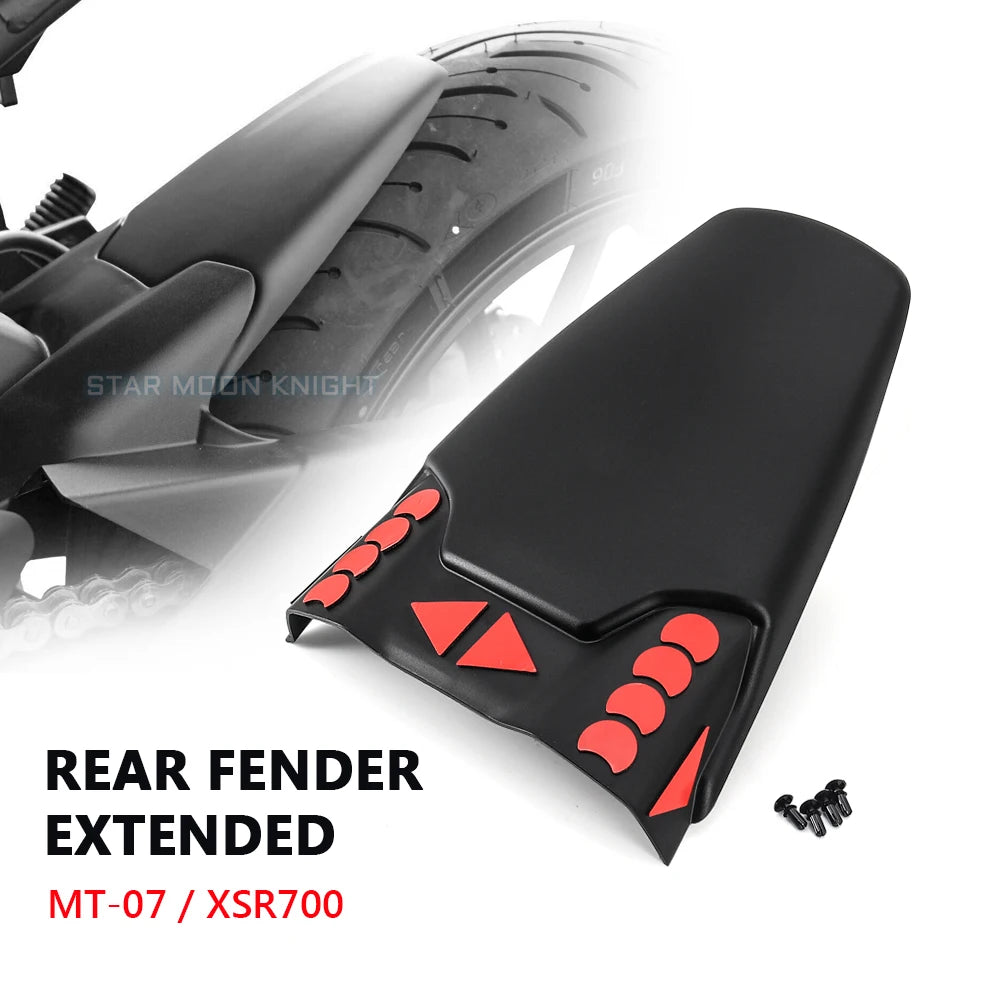 Rear Fender Mudguard Extender Extension for Yamaha MT-07 XSR700 2013-2020