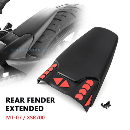 Rear Fender Mudguard Extender Extension for Yamaha MT-07 XSR700 2013-2020