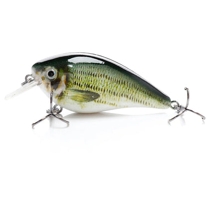 6cm 12g Fishing Lure Crankbait Wobbler for Pike Bass Minnow Bait