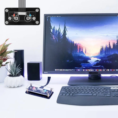 External PC Power Switch with Restart Button for Desktop Computer Case