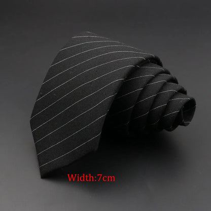 Mens Tie 6cm Slim Solid Classic Necktie for Wedding Party Casual