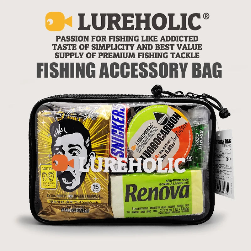 Fishing Lure Bag Waterproof PVC Storage Tackle Bags for Bait and Lures