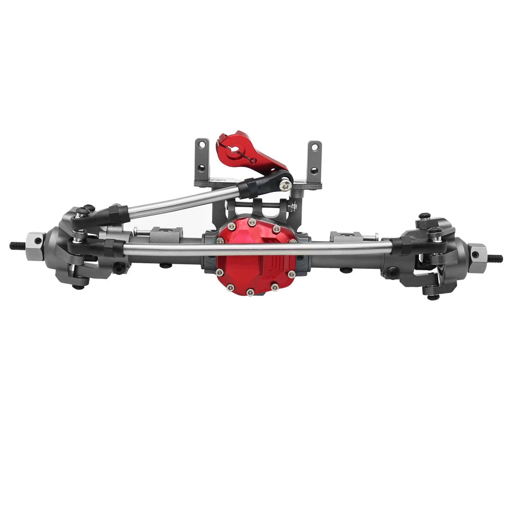 SCX10 II CNC Aluminum Front & Rear Axle Set 30T/8T for Axial AR44 90046 90047 Upgrade - EXPROTAS