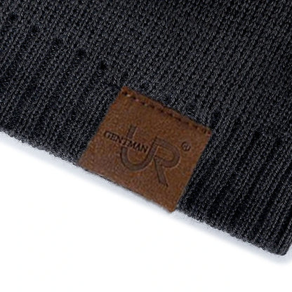 Unisex Urgentman Winter Beanie Cap Outdoor Warm Knitted Fur Lined Hat