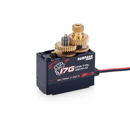 SURPASS Hobby S0017M 17g Digital Micro Servo 1.8kg Metal Gear for 1/16-1/18 RC Models - EXPROTAS