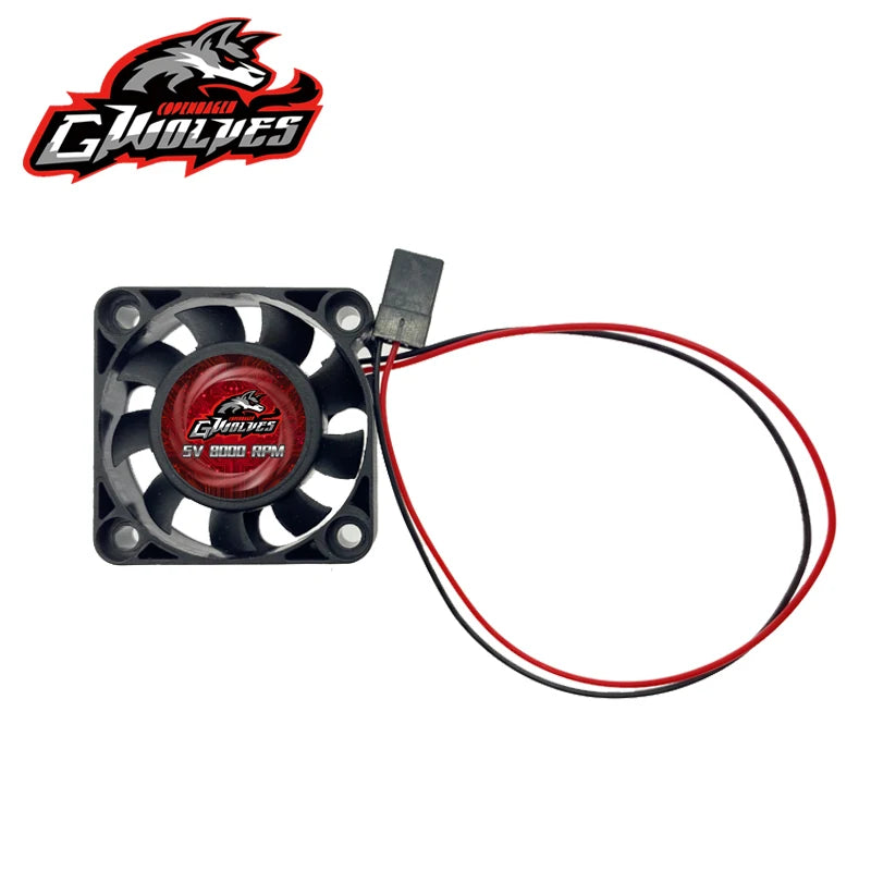RC Motor Cooling Fan 25/30/35/40/50mm 8000RPM ESC Futaba Plug