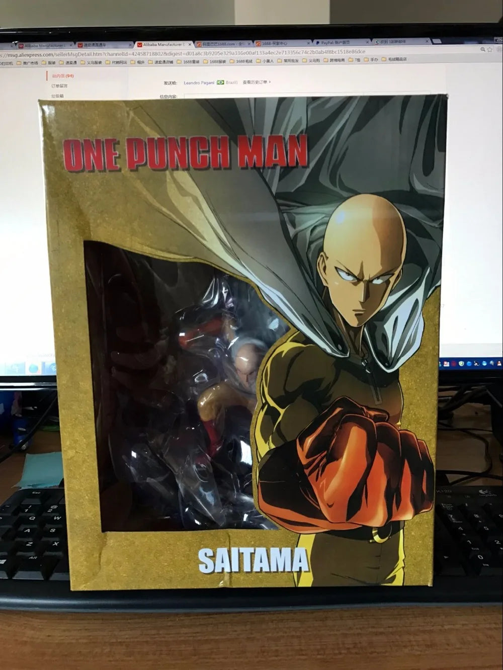Anime 25cm Saitama ONE PUNCH MAN Figure Collection Toys-EXPROTAS