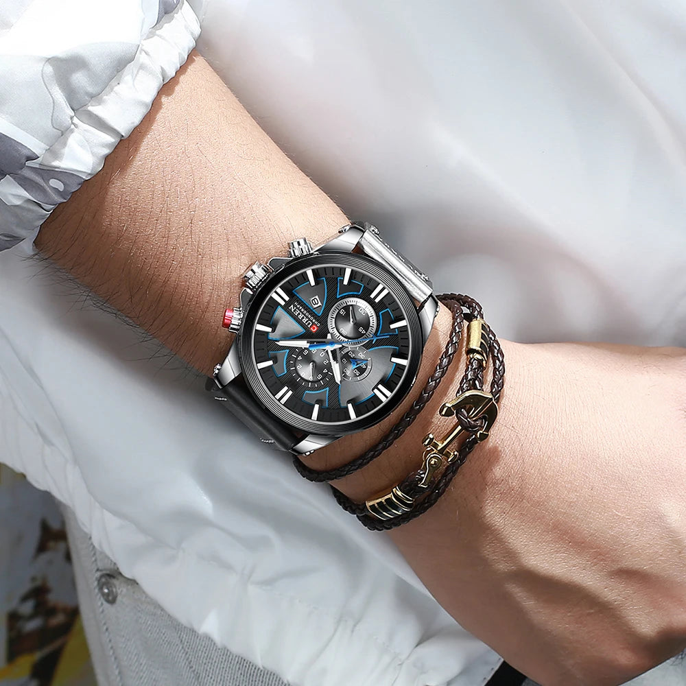 New CURREN Men Watches Fashion Quartz Wrist Watches Men's Military Waterproof Sports Watch Male Date Clock Relogio Masculino-EXPROTAS