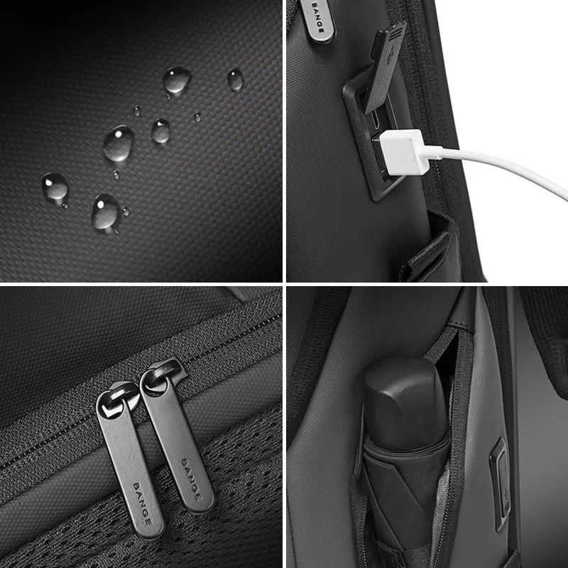 Bange Laptop Backpack Waterproof Large Capacity Business Travel Work Bag - EXPROTAS