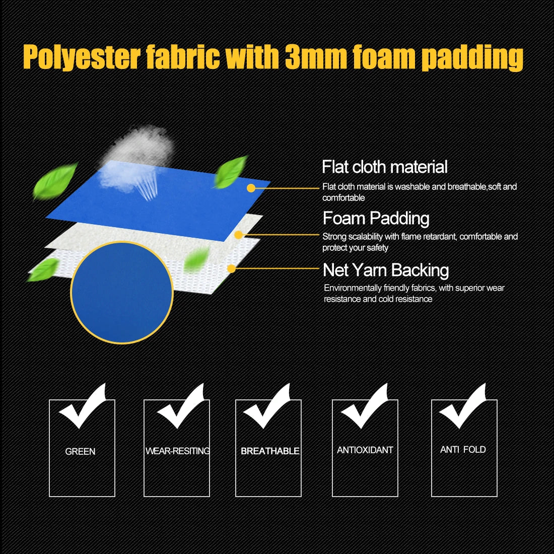 X Autohaux Universal Car Seat Covers 5 Colors Bucket SUV Truck Auto