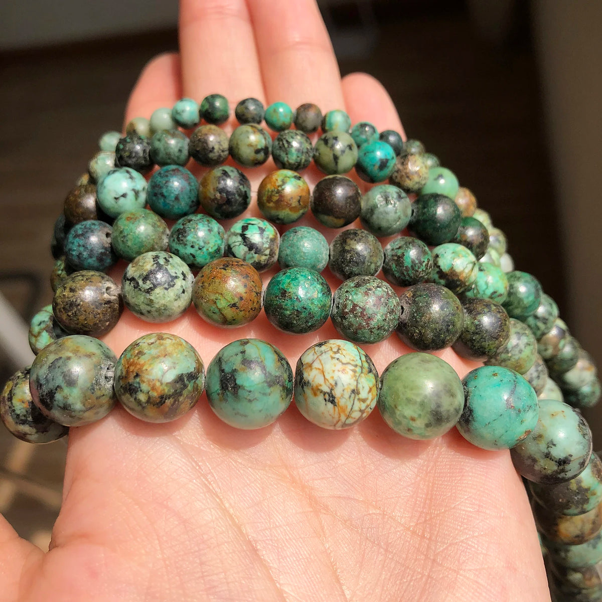 Natural Stone Loose Beads 12mm Round Gemstone for Jewellery Making DIY
