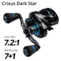 KastKing Crixus 7+1BBs 8KG Max Drag 206g Super Light Weight Baitcasting Reel Magnetic Brake System Freshwater Fishing Coil-EXPROTAS