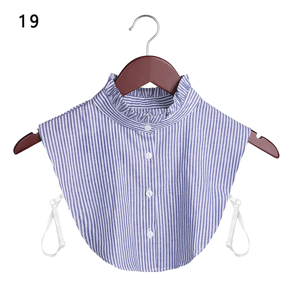 Lace Fake Collar Detachable Women Blouse Lapel Shirt Clothes Accessories