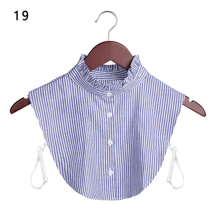 Lace Fake Collar Detachable Women Blouse Lapel Shirt Clothes Accessories