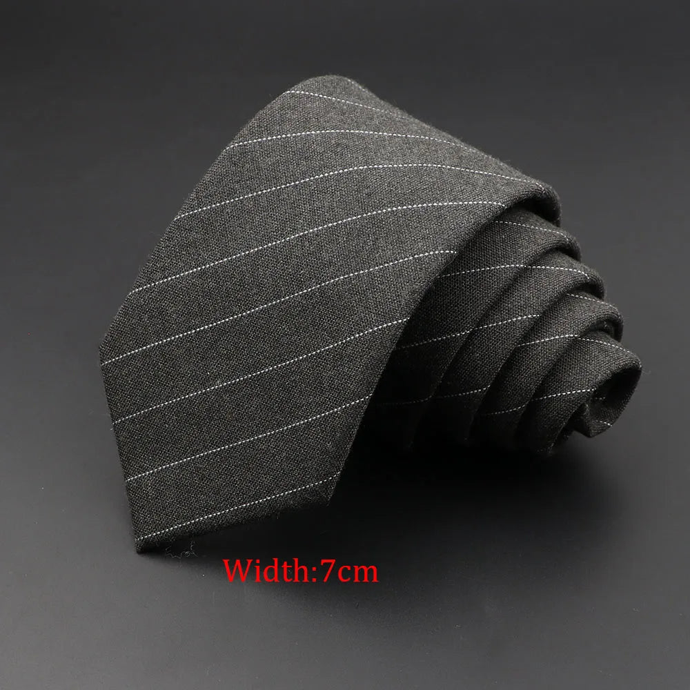 Mens Tie 6cm Slim Solid Classic Necktie for Wedding Party Casual