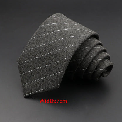 Mens Tie 6cm Slim Solid Classic Necktie for Wedding Party Casual