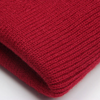Warm Knitted Cap Beanie Wool Unisex Winter Hat Men Women 24 Colors