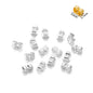 200-2000Pcs Rubber Ear Plug Stoppers Soft Silicone Earring Findings DIY