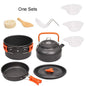 1pcs Outdoor Cooking Camping Cookware Set Portable Picnic Kettle Pan Pot