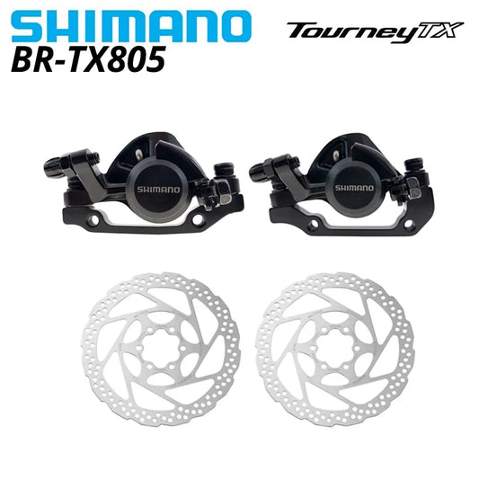 Shimano Tourney BR-TX805 Mechanical Disc Brake Caliper with Resin Pads
