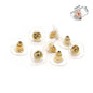 200-2000Pcs Rubber Ear Plug Stoppers Soft Silicone Earring Findings DIY