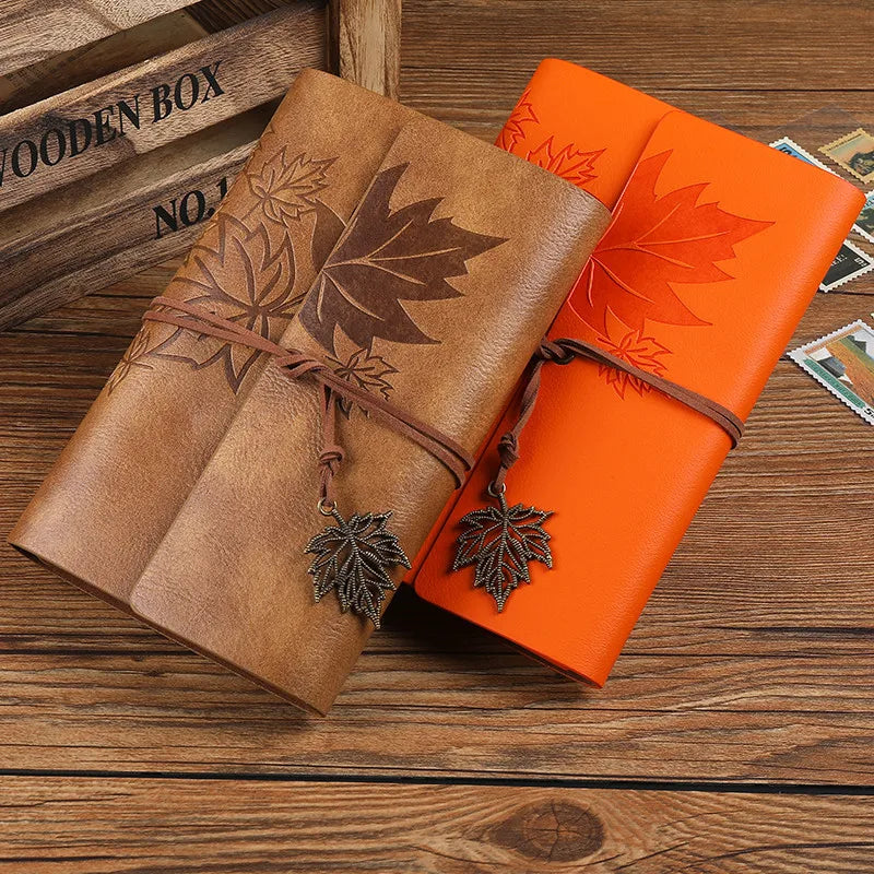 A5 A6 A7 Notebook PU Leather Vintage Diary Journal Notepad School Office