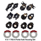 TRX4 Brass Portal Axle Housing Weight System Black 1/10 RC Crawler TRX6