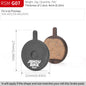 Semi-Metal Bicycle Brake Pads for Shimano SRAM Avid Hayes Magura by JSHOUBIKE