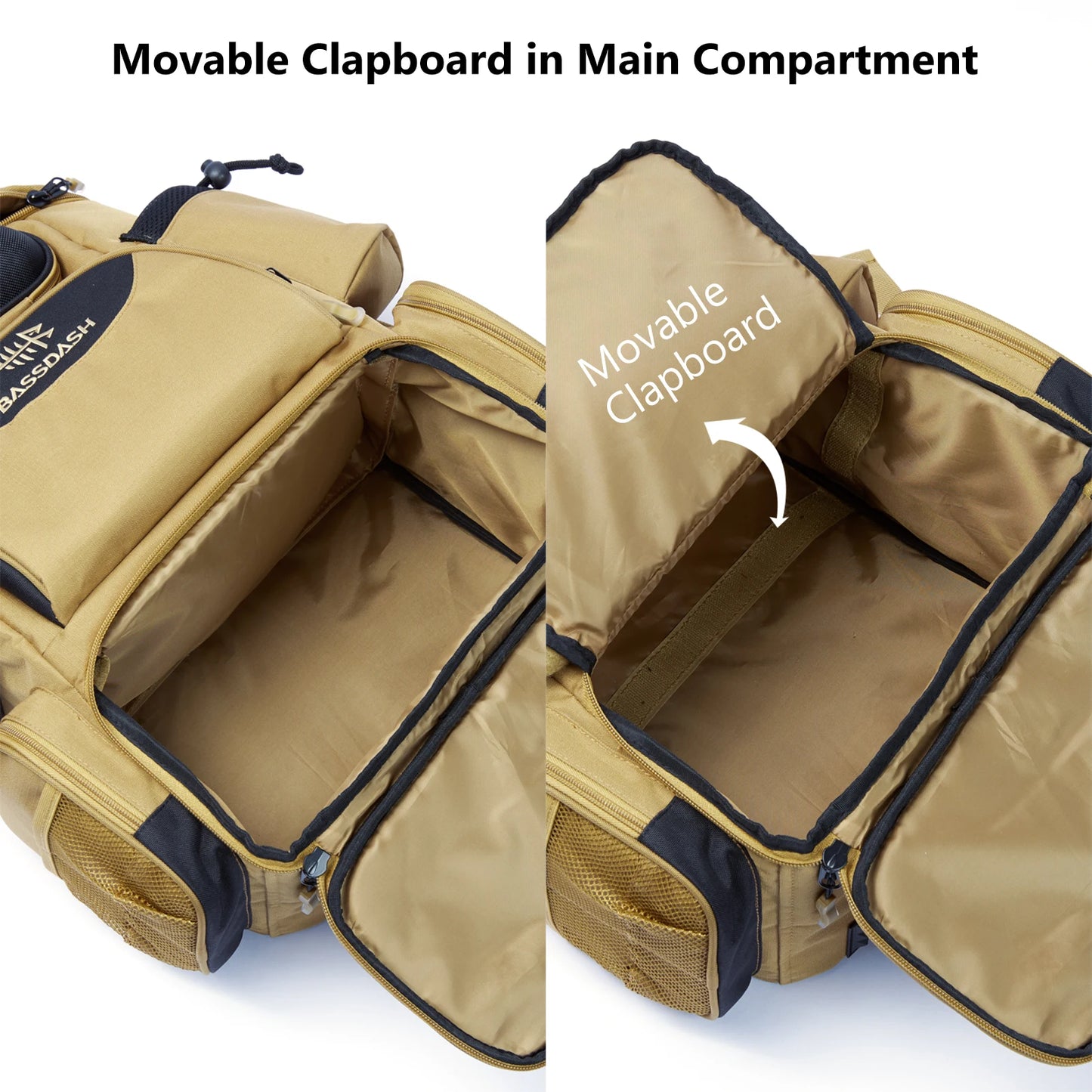 Bassdash Fishing Tackle Bag Multifunctional Backpack Lightweight Tactical Box