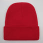 Warm Knitted Cap Beanie Wool Unisex Winter Hat Men Women 24 Colors