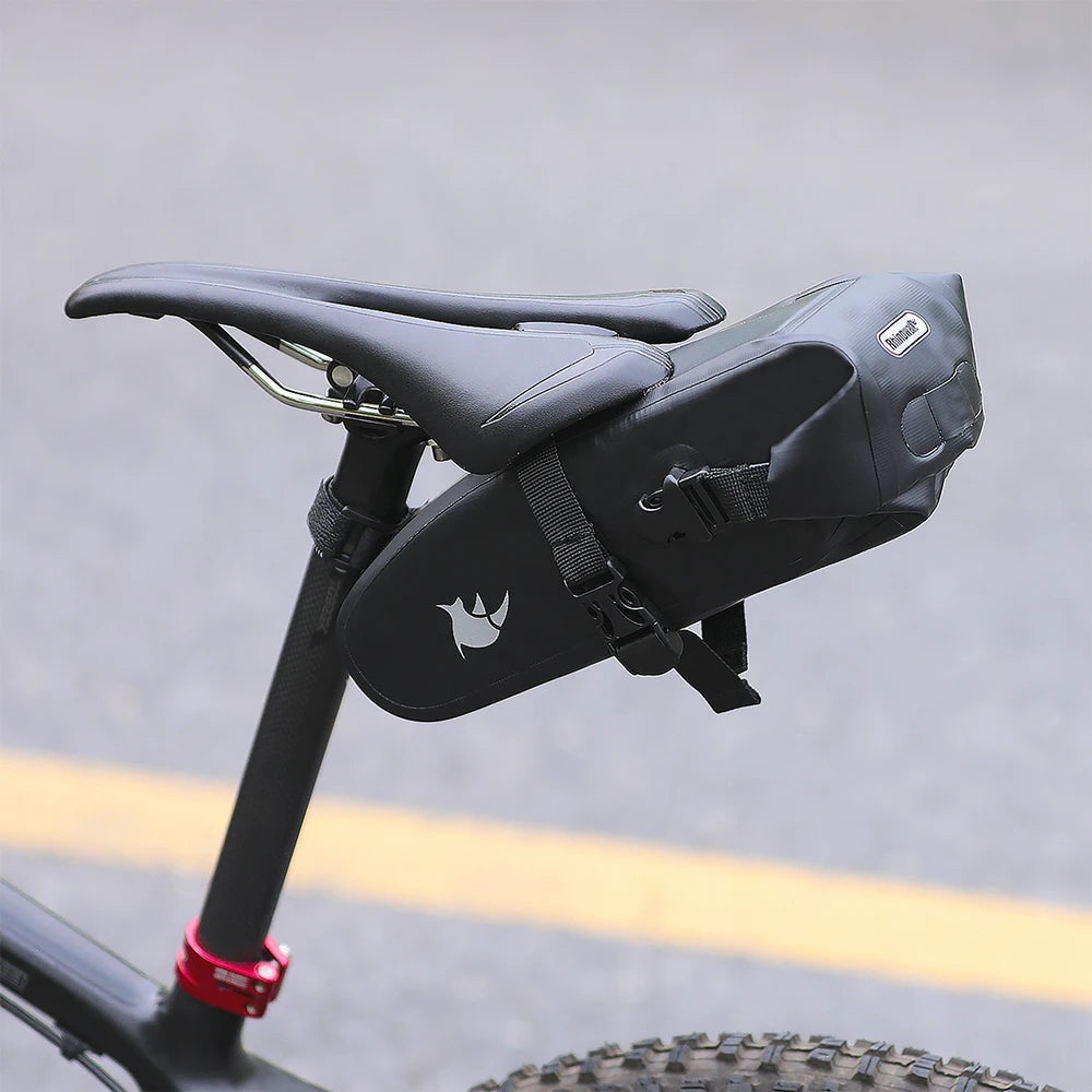 Rhinowalk Waterproof Bicycle Saddle Bag 1.5-2.5L Seat Tool Tail Pack