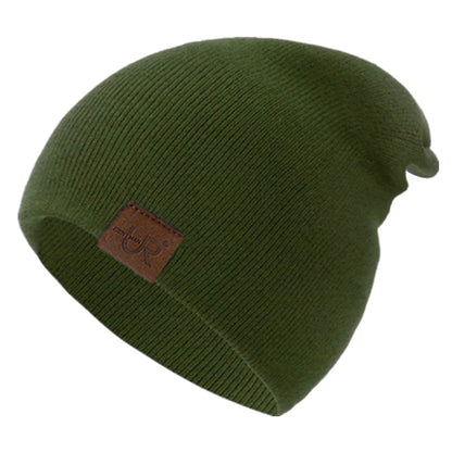 Unisex Beanie Hat Warm Soft Knitted Casual Winter Hat for Men & Women