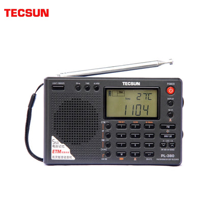 Tecsun PL-380 DSP Portable Radio FM LW SW MW Full Band Digital Stereo Receiver