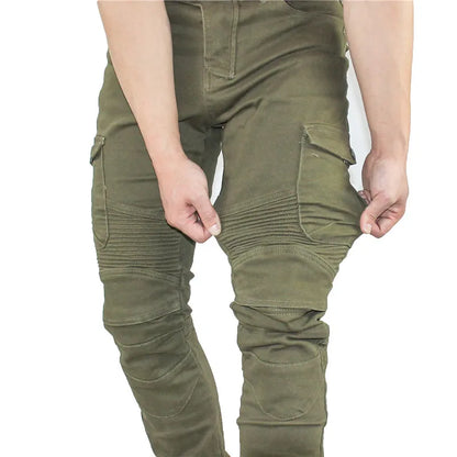 Motorcycle Jeans Pantalones Motocicleta Hombre Featherbed Jeans Standard Version Car Ride Trousers Pant Summer Riding-EXPROTAS