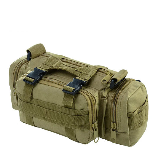 Tactical Pack Waist Bag Outdoor Camping Hiking Molle Pouch Large Capacity