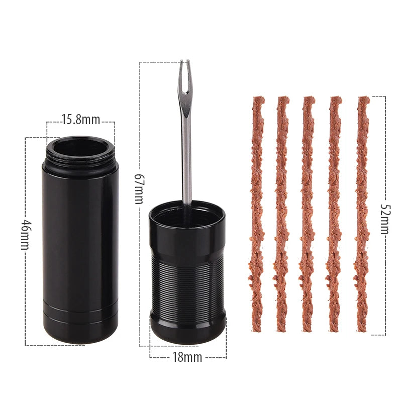 Bike Tubeless Tire Repair Slug Plug Rubber Bacon Strips for MTB Puncture