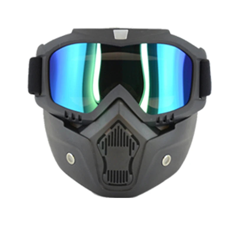 Protective Motorcycle Face Mask Goggles Tactical Riding Motocross Accessories