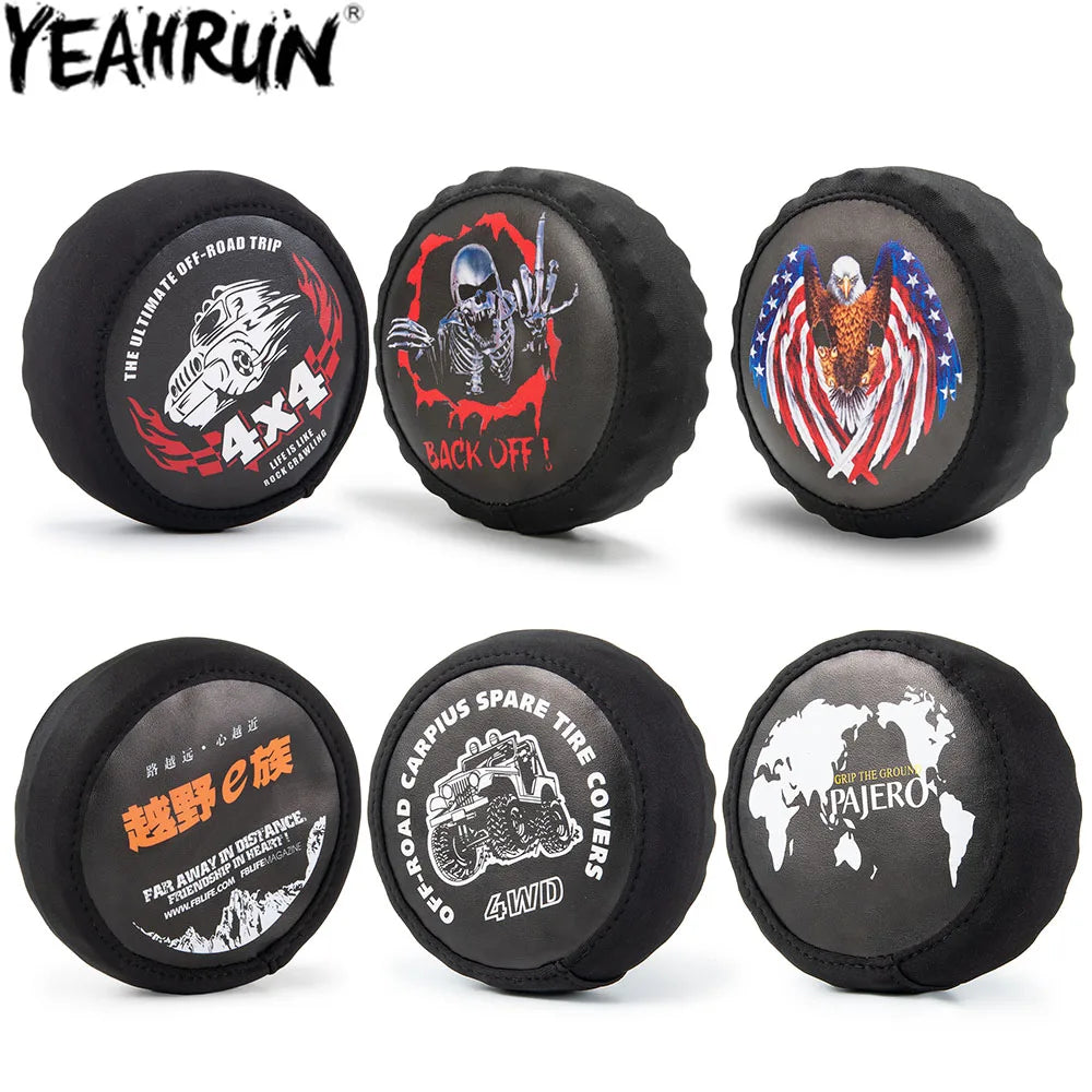 RC Tires Cover 60x120mm Spare for 1/10 Crawler TRX4 SCX10 D90
