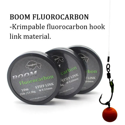 Carp Fluorocarbon Hooklink Boom Line 15/25/35lb Combi Chod Rig Tackle