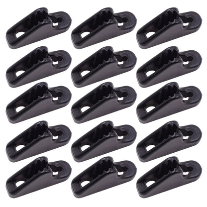 10/30pcs Triangle Guyline Tensioners Rope Adjusters for Camping Tent Awning