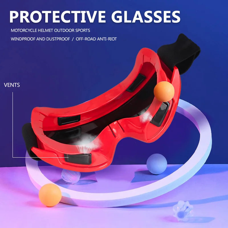 Motorcycle Helmet Goggles Protective Glasses for ATV Motocross Riding